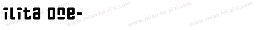 ilita One字体转换